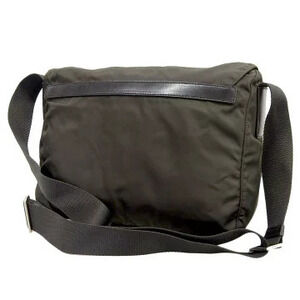 Prada Shoulder Green Bag Khaki Dark